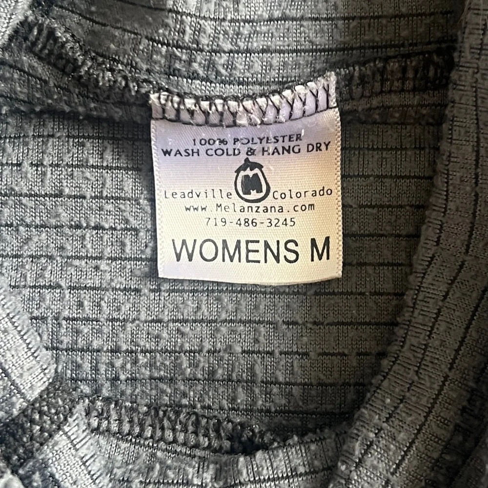 Gray Melanzana Micro Grid Hoodie - Picture 2 of 2